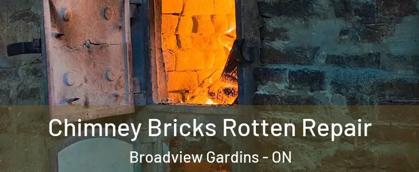  Chimney Bricks Rotten Repair Broadview Gardins - ON