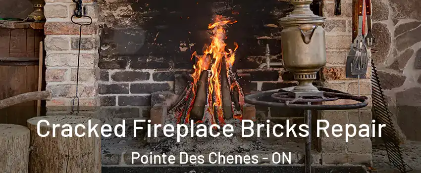  Cracked Fireplace Bricks Repair Pointe Des Chenes - ON