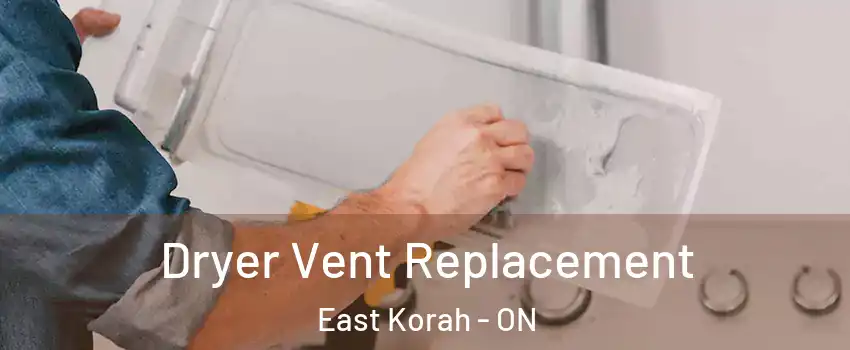 Dryer Vent Replacement East Korah - ON
