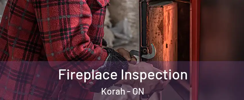  Fireplace Inspection Korah - ON