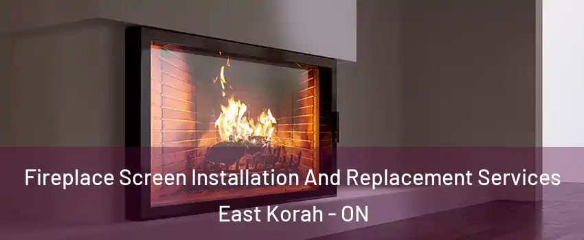  Fireplace Screen Installation And Replacement Services East Korah - ON