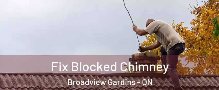 Fix Blocked Chimney Broadview Gardins - ON
