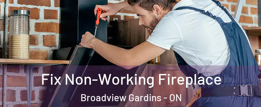 Fix Non-Working Fireplace Broadview Gardins - ON