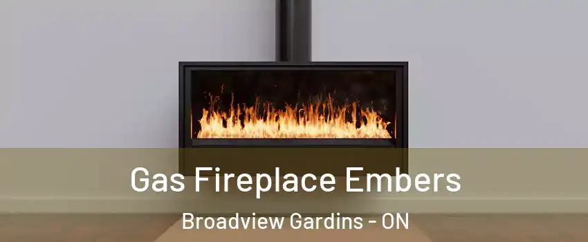  Gas Fireplace Embers Broadview Gardins - ON