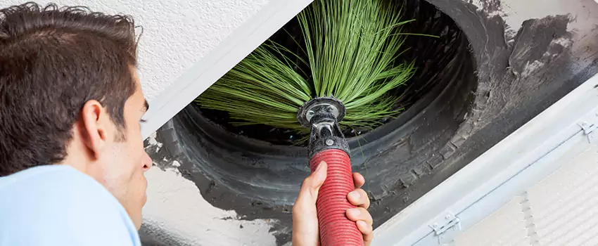 Clogged Air Duct Cleaning Process in Brookfield, ON