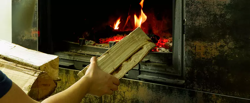 Wood Stove Heat Resistant Wall Repair in The Patch, Ontario