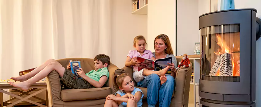 Outdoor Morso Fireplace Broken Screen Replacement in Brookfield, Ontario